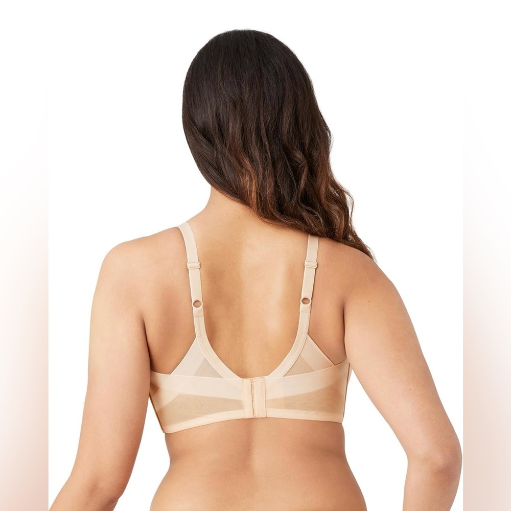 Wacoal ultimate side smoother wire free bra, #852281, color Sand, Size 38DD - Picture 3 of 6